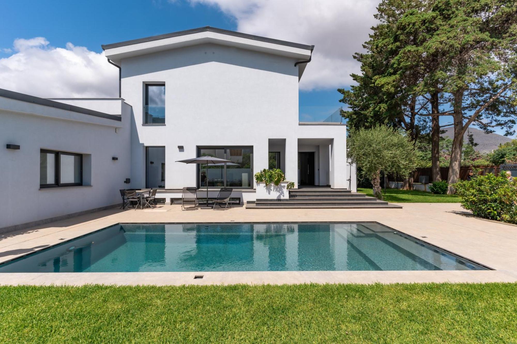 Villa Tina Mondello Exterior foto